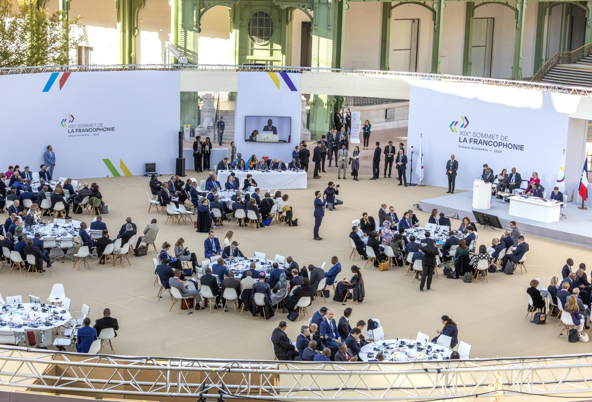 Le Président de la Transition, Président de la République, Chef de l’Etat, le Général Brice Clotaire Oligui Nguema Participe Activement au Sommet de la Francophonie