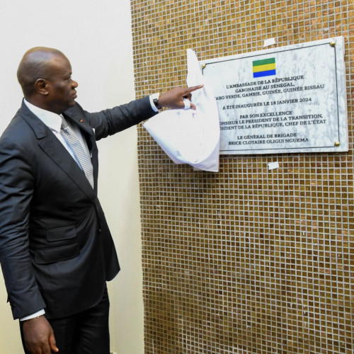 Inauguration de l'Ambassade du Gabon au Sénégal par le Président Brice Clotaire Oligui Nguema