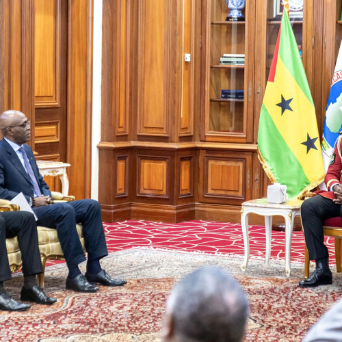 Le Président de la Transition, Président de la République, Chef de l’Etat le Général Brice Clotaire Oligui Nguema  accueille de nouveaux diplomates