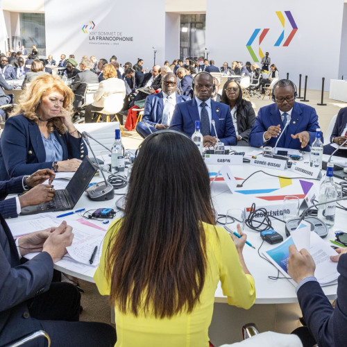 Le Président de la Transition, Président de la République, Chef de l’Etat, le Général Brice Clotaire Oligui Nguema Participe Activement au Sommet de la Francophonie